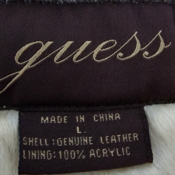 Guess leather fur lined jacket - Picture 5 of 8